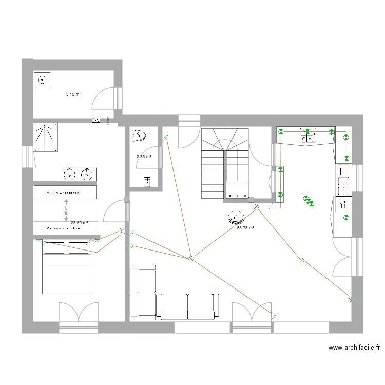 plan interieur. Plan de 0 pièce et 0 m2