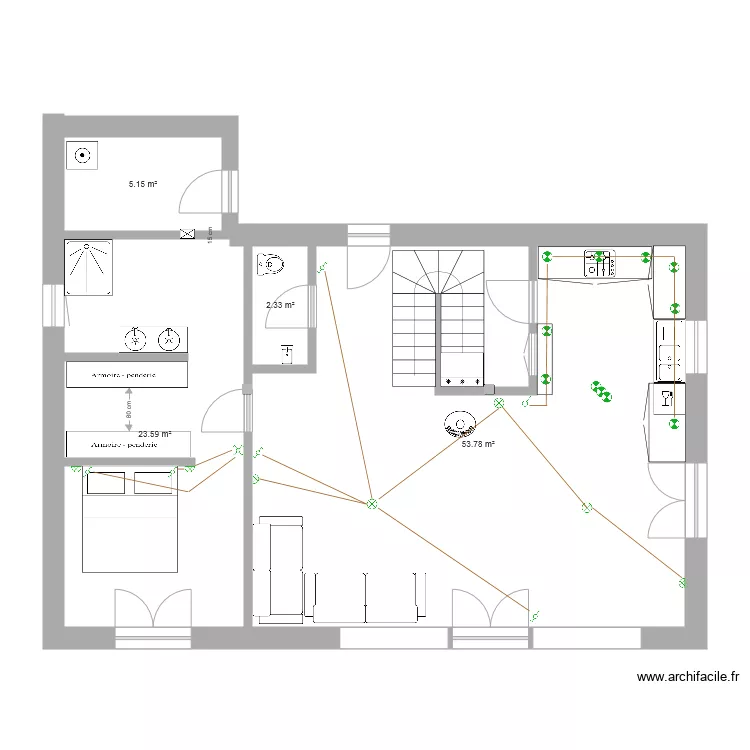 plan interieur. Plan de 