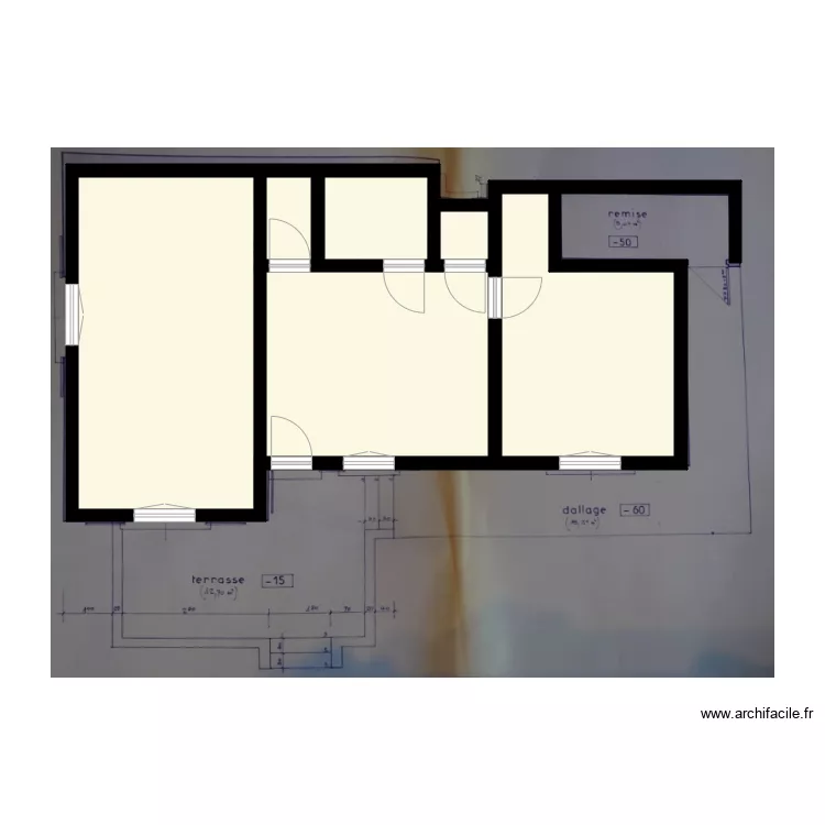 Bessi&egrave;res. Plan de 