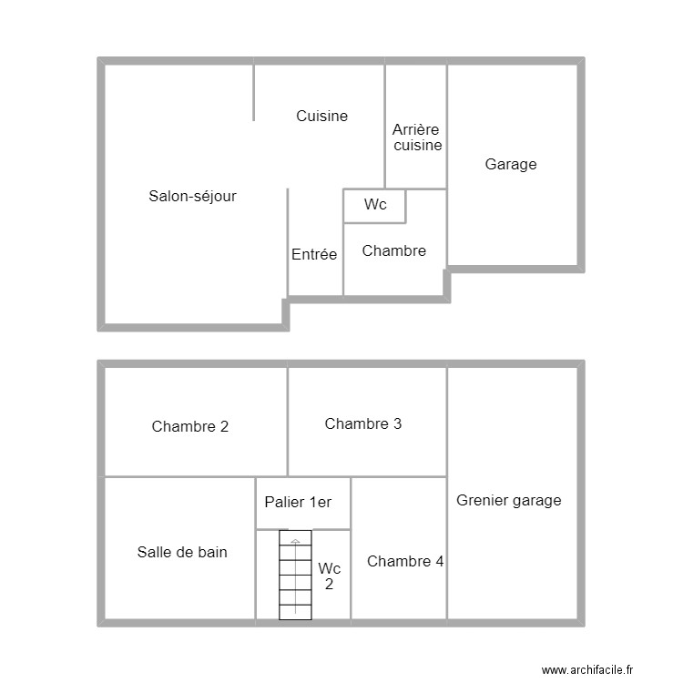SAINT EVARZEC BOURRY. Plan de 0 pièce et 0 m2
