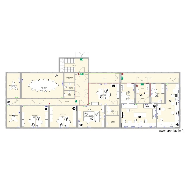 2eme étage V3 HSE. Plan de 0 pièce et 0 m2