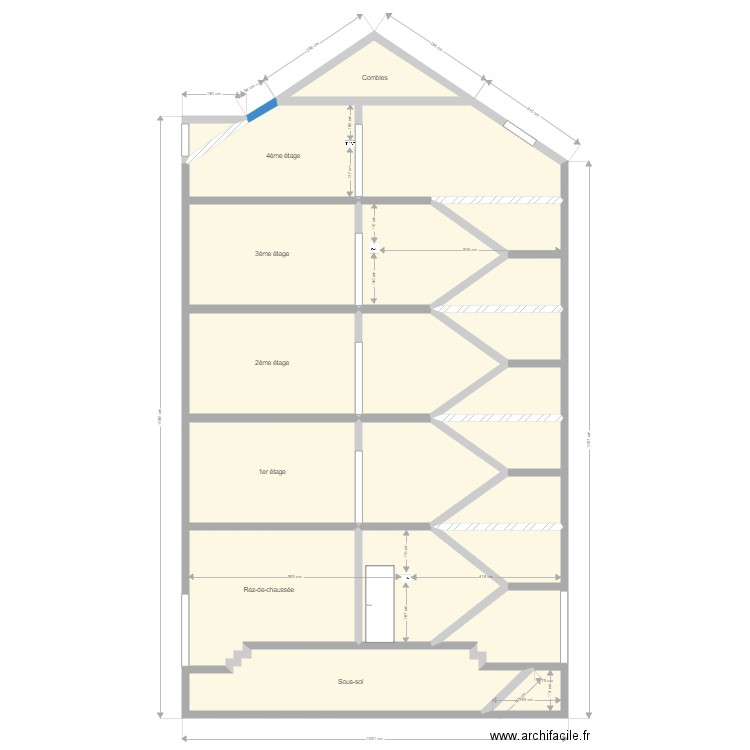 Plan de coupe Serhan 2. Plan de 0 pièce et 0 m2