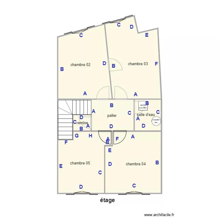 FAGE étage PB. Plan de FAGE étage PB. Plan de