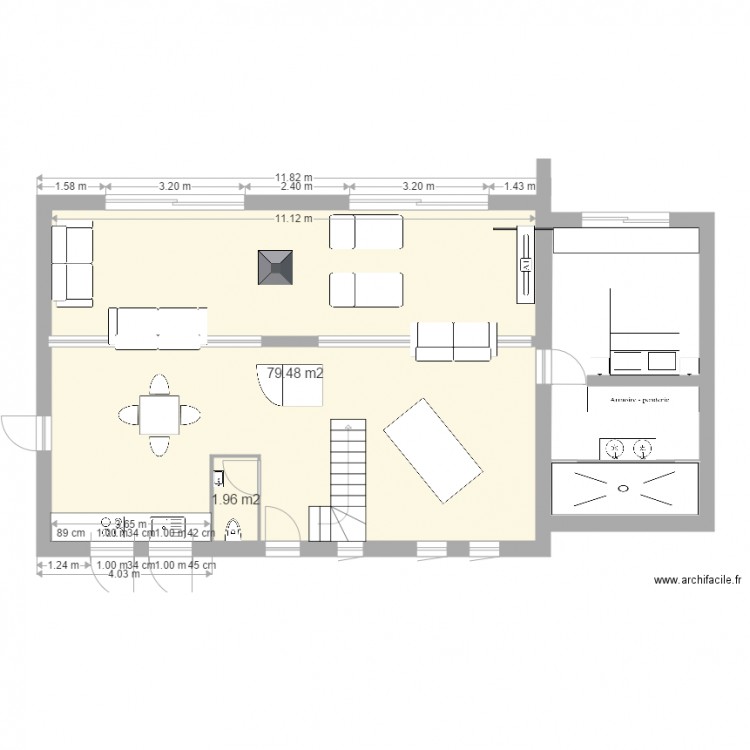 pors keraign. Plan de 0 pièce et 0 m2