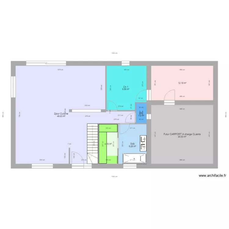 BROGNIART GALLET. Plan de 