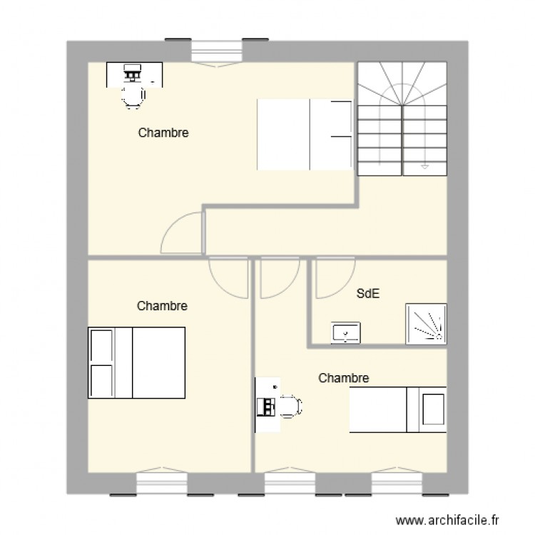 Laure et Benoit Etage2. Plan de 0 pièce et 0 m2