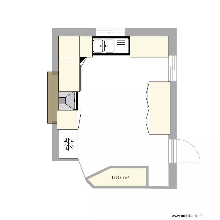 cuisine jess. Plan de 