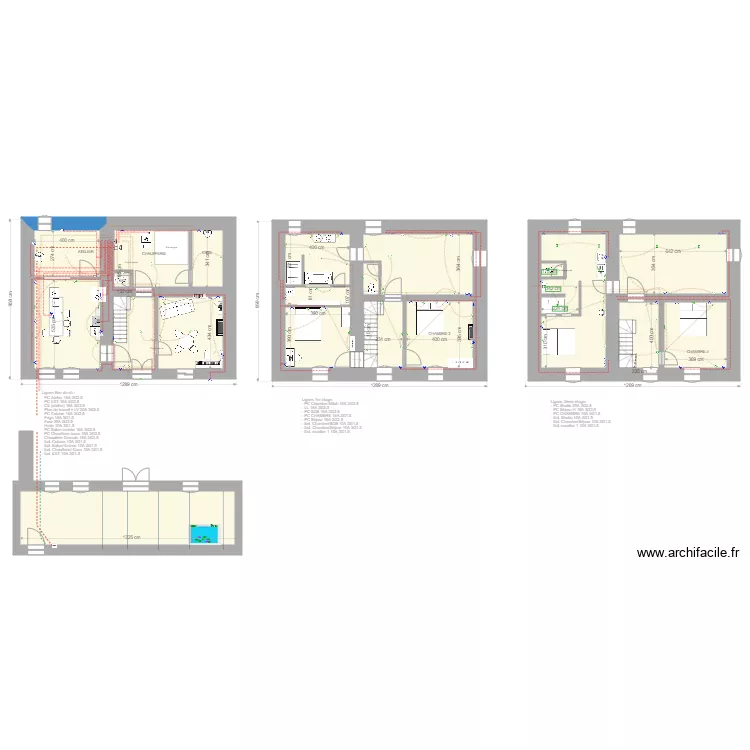 Plan Maison Margerie ok. Plan de 