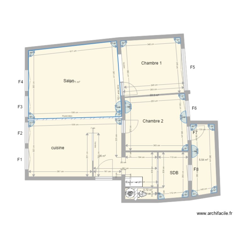 Nantes V4 nouvelle dimension. Plan de 0 pièce et 0 m2