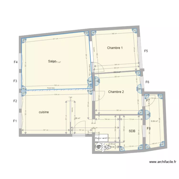 Nantes V4 nouvelle dimension. Plan de 