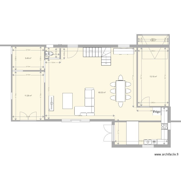 RDC. Plan de 0 pièce et 0 m2