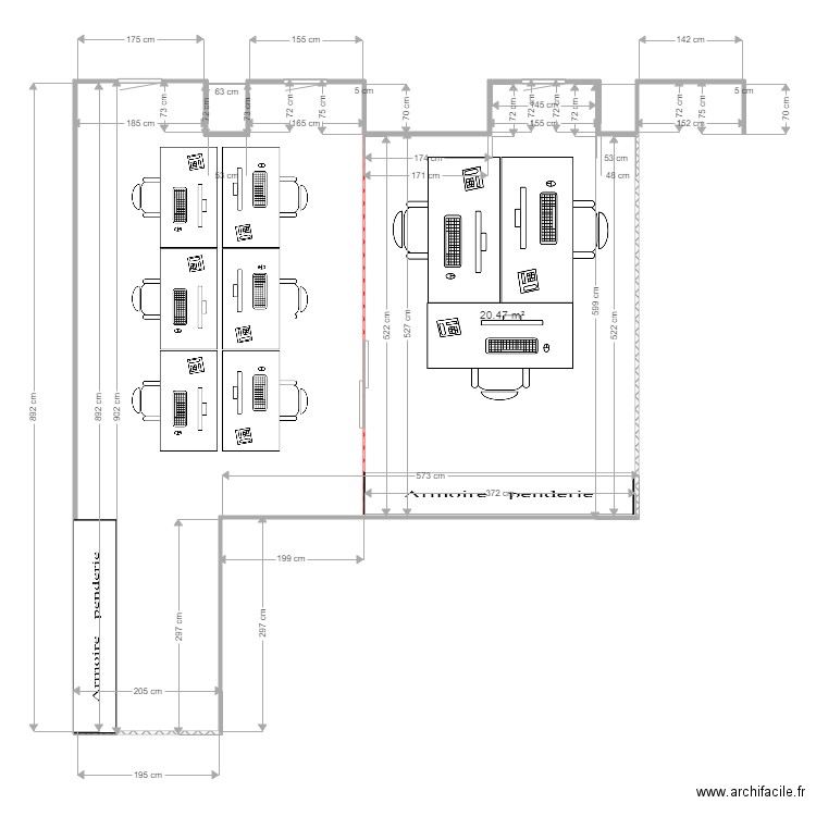 BureauV1. Plan de 0 pièce et 0 m2