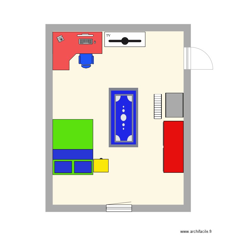 chambre remy dominique tecms. Plan de 0 pièce et 0 m2