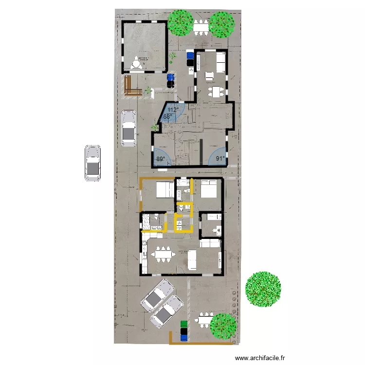 Casitas plan ensemble jacques. Plan de 