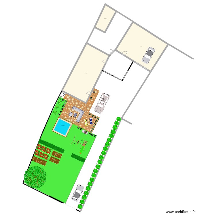 Plan 2 Sainte gemmes sur loire. Plan de 3 pièces et 168 m2