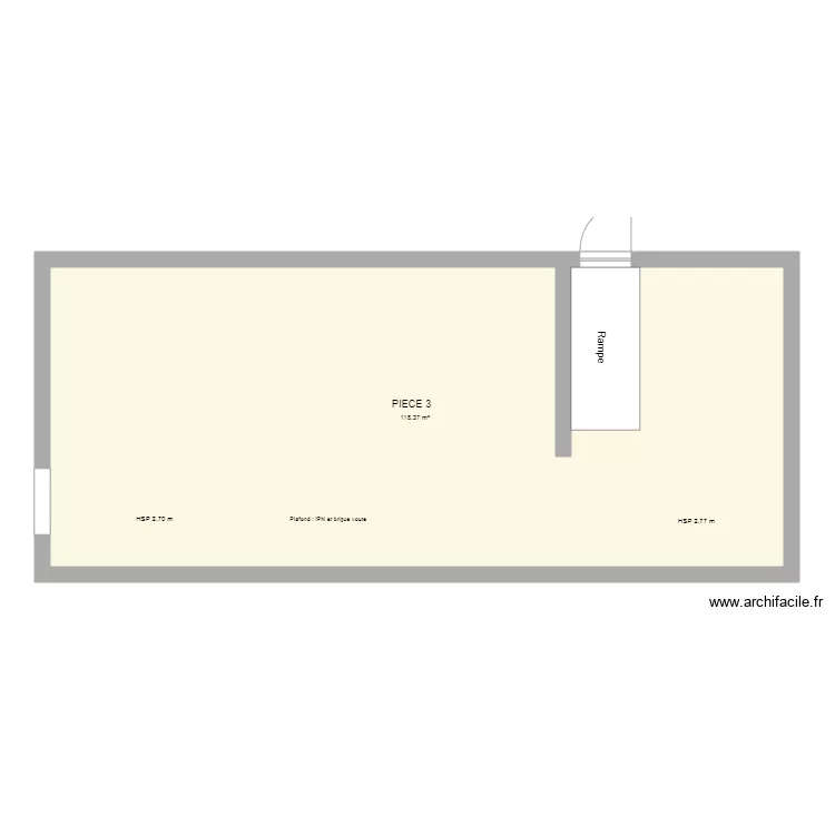 REMAUCOURT Piece 3. Plan de 