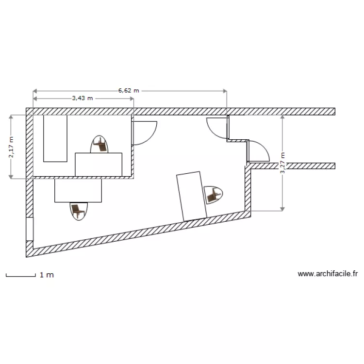 cauvin B1. Plan de 