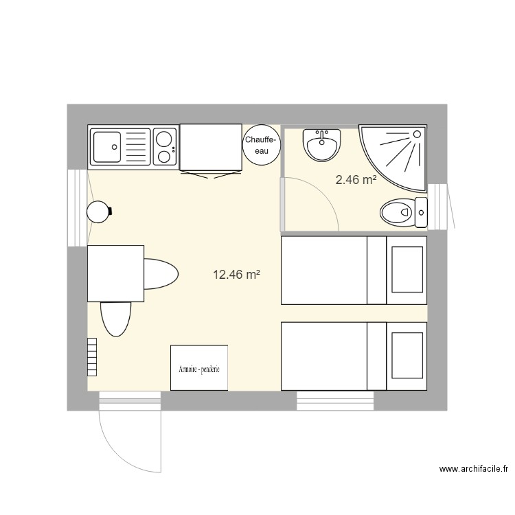 Cabane. Plan de 0 pièce et 0 m2