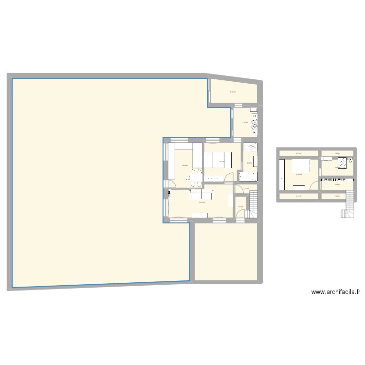ft(ygyh. Plan de 18 pièces et 533 m2