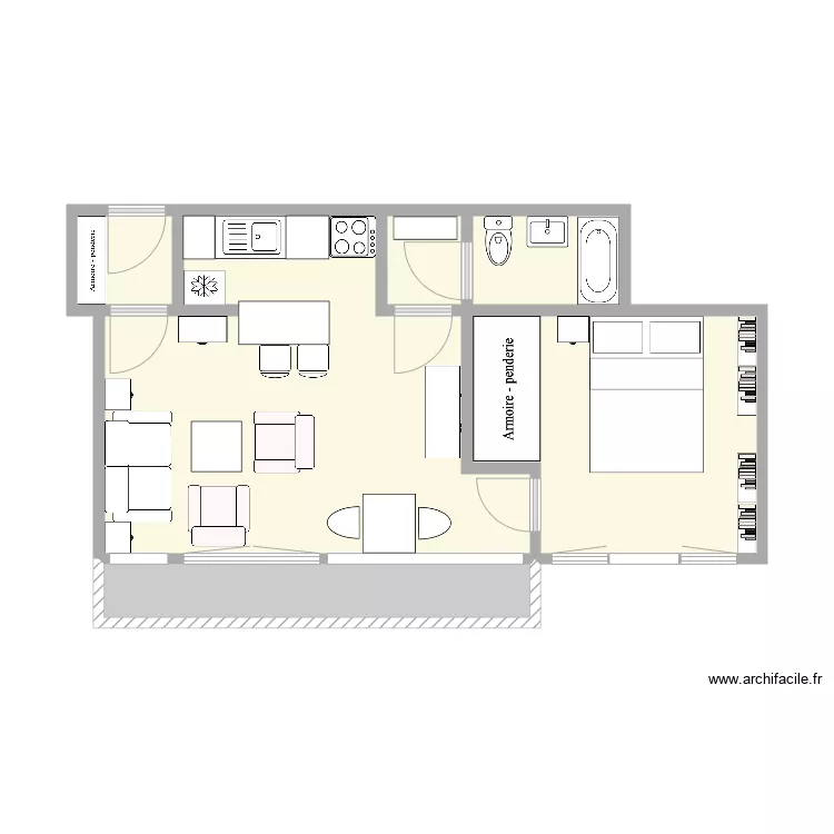 appartement. Plan de 