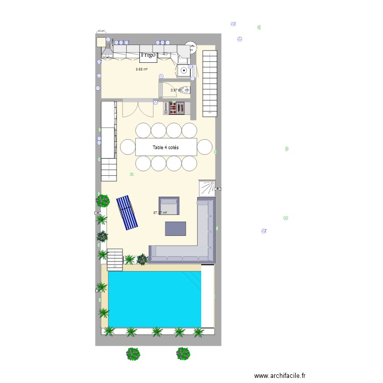 TERRASSE TOITbis4. Plan de 0 pièce et 0 m2