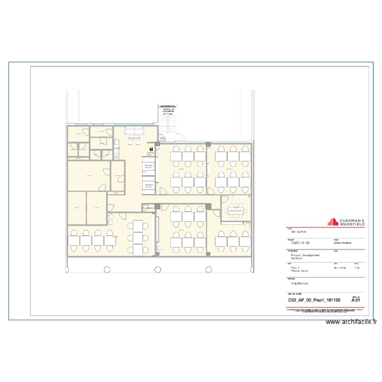 castilho 1er v2. Plan de 0 pièce et 0 m2