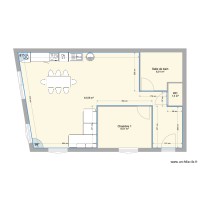 Appartement à rénover Plan C 1 chambre