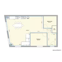 Appartement &agrave; r&eacute;nover Plan C 1 chambre