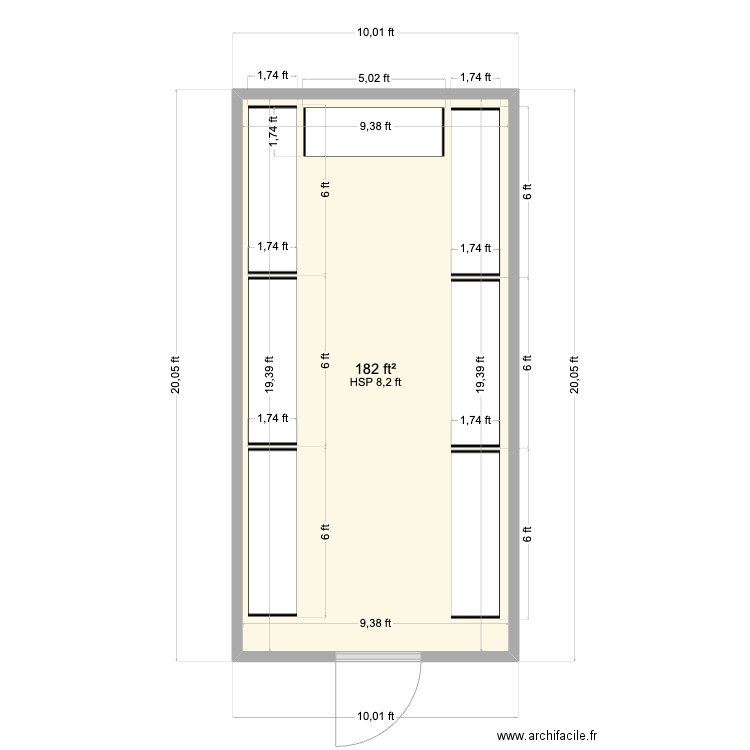 Gannet - 10x20. Plan de 0 pièce et 0 m2