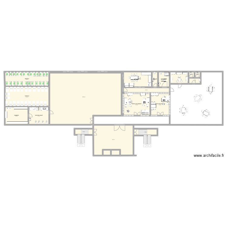 PLAN final. Plan de 19 pièces et 482 m2