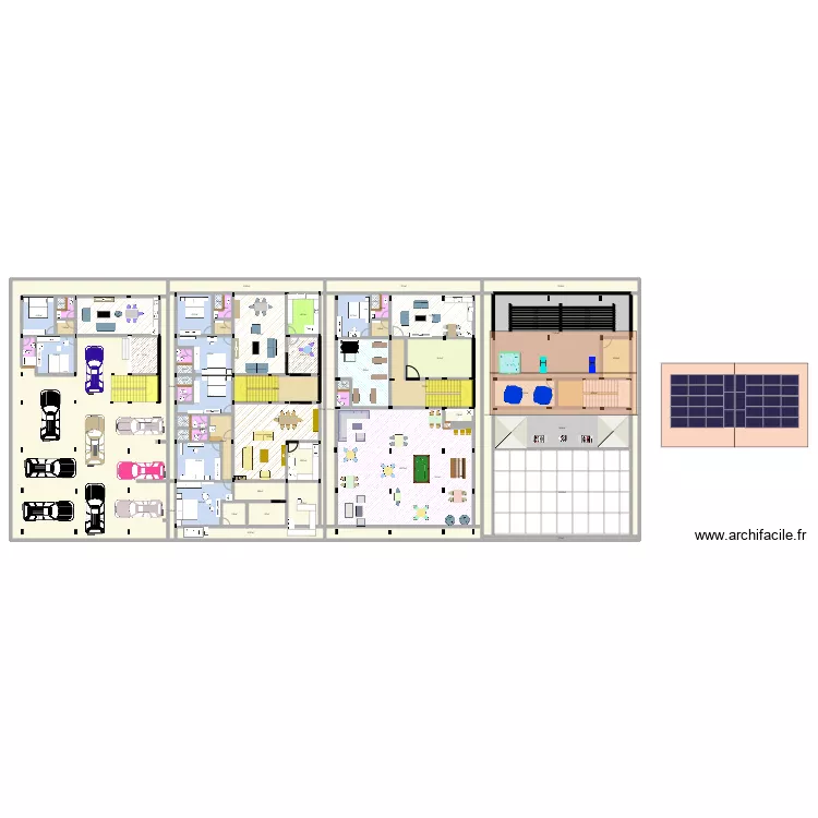 APPARTMENT 25/15 MAISON. Plan de 