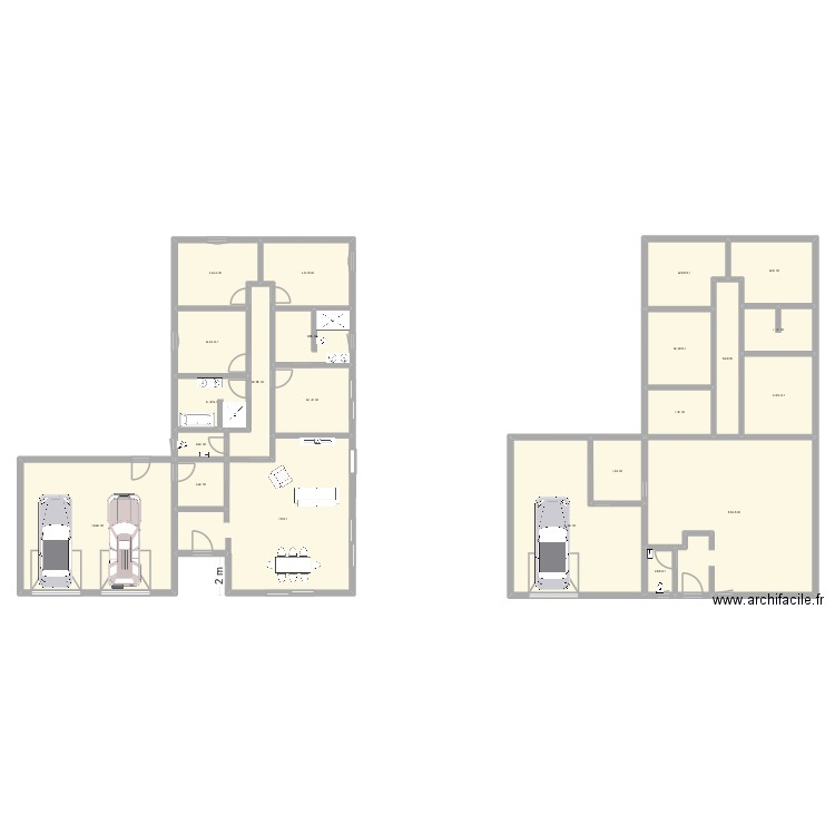 maison 1. Plan de 22 pièces et 371 m2