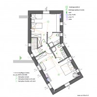 plan sêillâns etage meublé