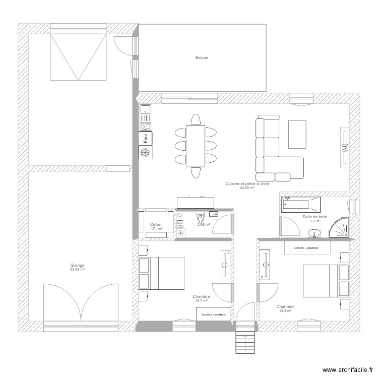 plan1. Plan de 0 pièce et 0 m2