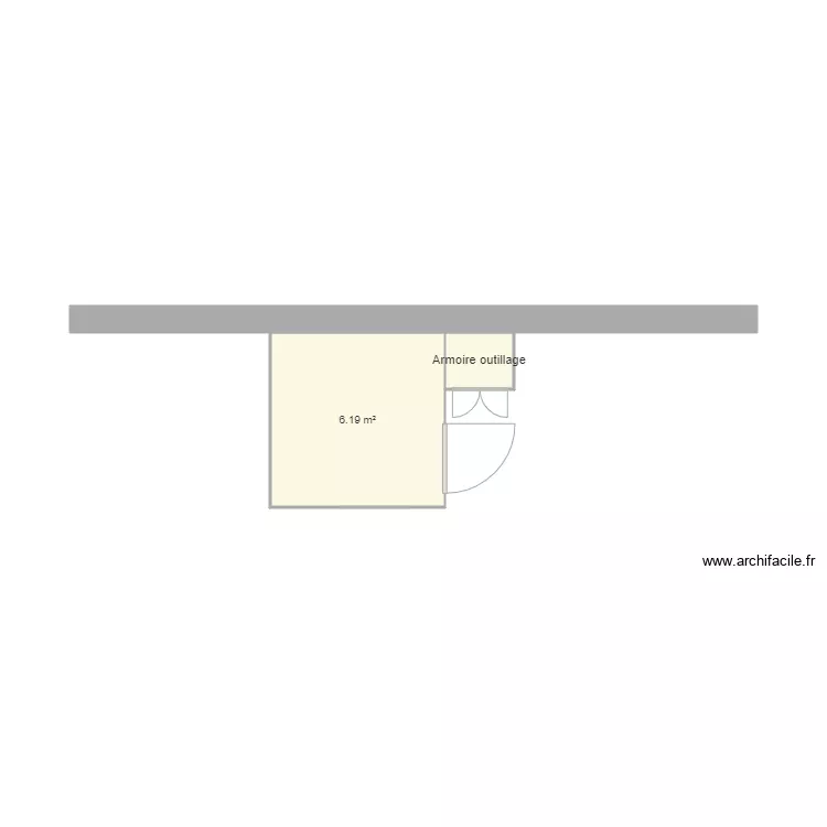 Abri de jardin. Plan de Abri de jardin. Plan de