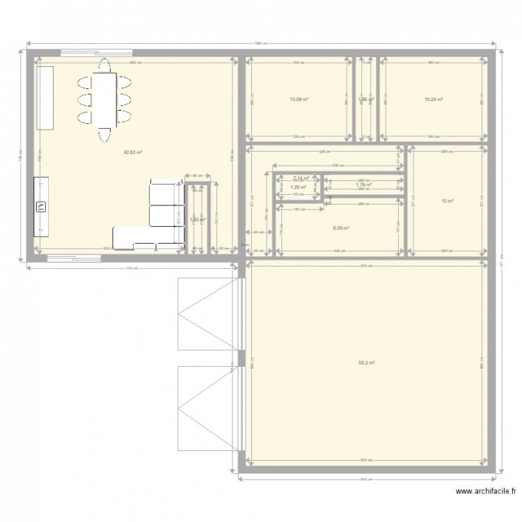 rom3. Plan de 0 pièce et 0 m2