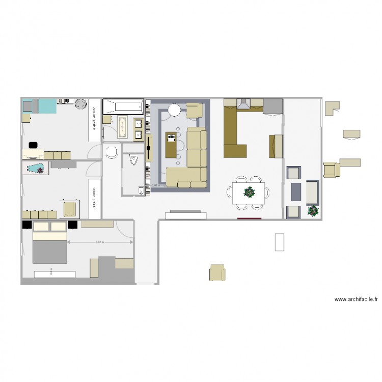 cuisine 2. Plan de 0 pièce et 0 m2
