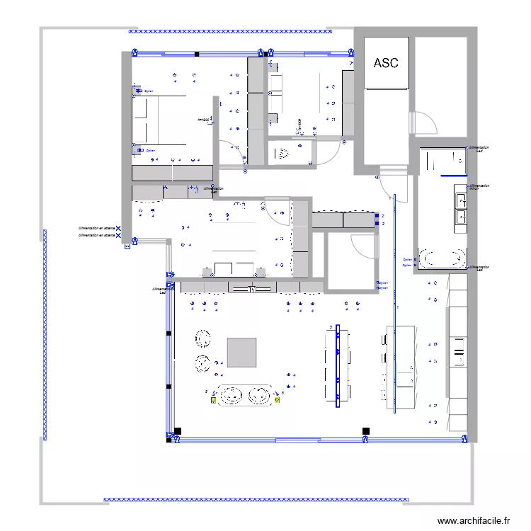Appartement D313. Plan de Appartement D313. Plan de