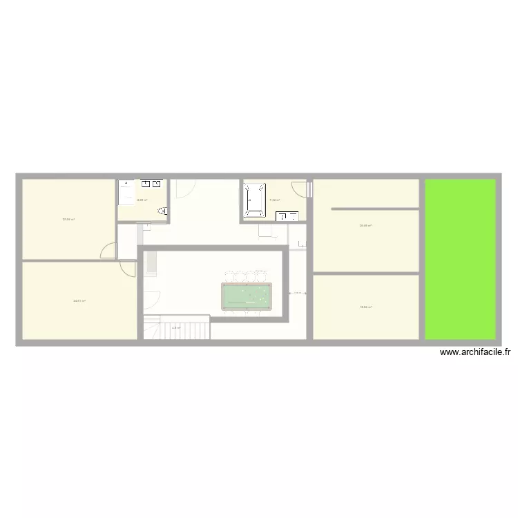 plan 9x15 rdc avec garage test. Plan de 