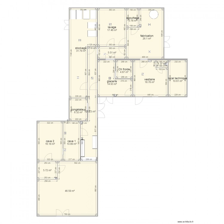 4 chemins v2. Plan de 0 pièce et 0 m2