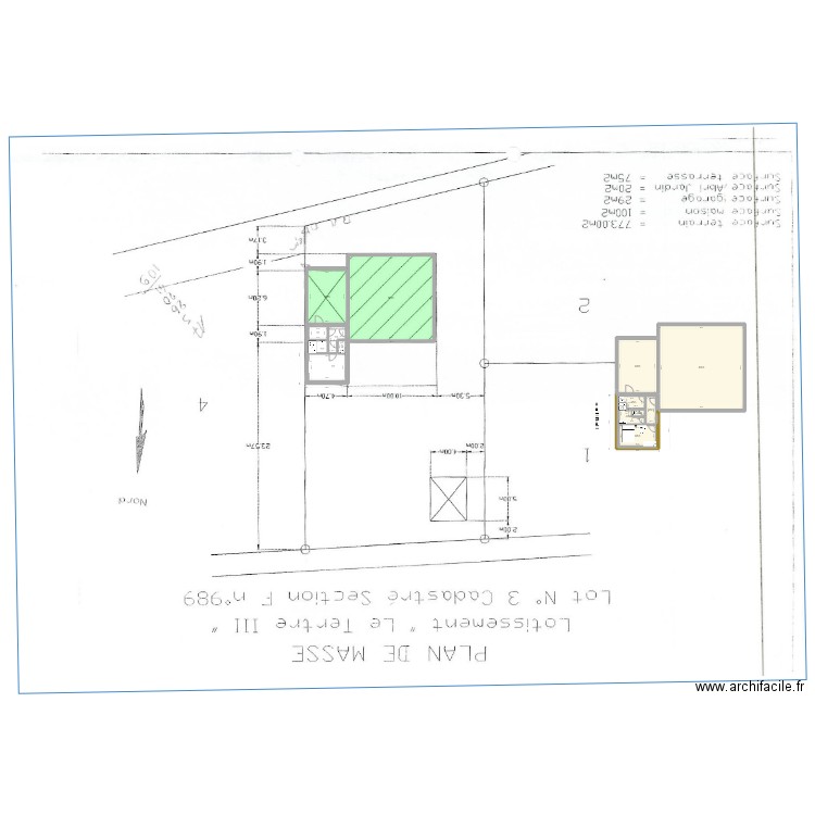 PROJET DUBOIS 2. Plan de 14 pièces et 288 m2