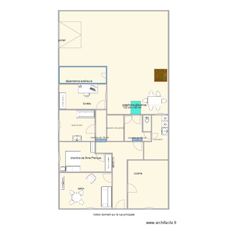 planque modifié 3. Plan de 0 pièce et 0 m2