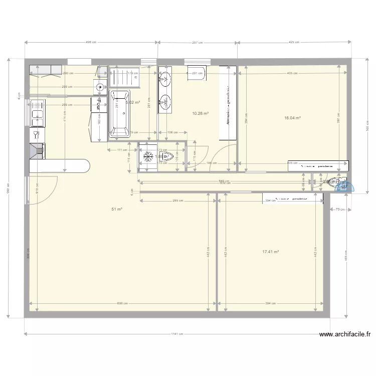 le TEICH projet 1. Plan de 