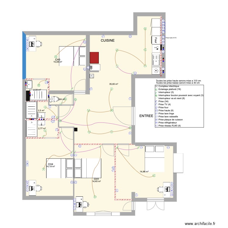 KANNENGIESER. Plan de 0 pièce et 0 m2