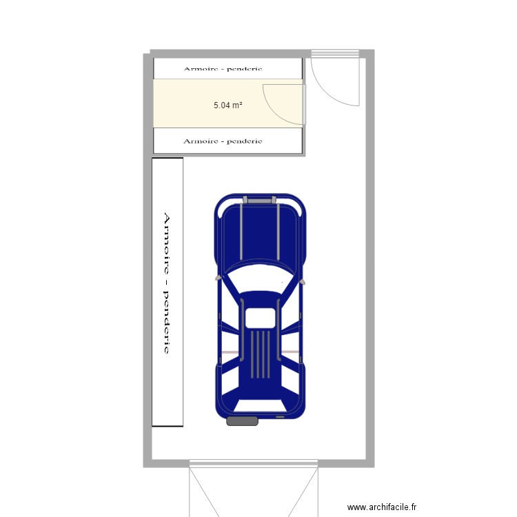 Garage 30m2. Plan de 0 pièce et 0 m2