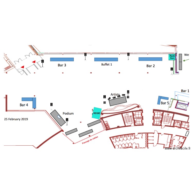 OMPI Irelande 25 02 2019. Plan de 0 pièce et 0 m2