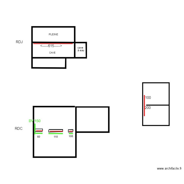 TRAOU KER. Plan de 0 pièce et 0 m2