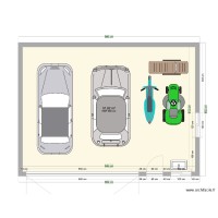 Plan garage toit 1 pente 