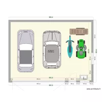Plan garage toit 1 pente 