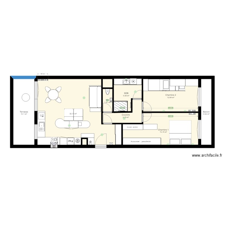 T3 Nogent sur Marne A8. Plan de 0 pièce et 0 m2